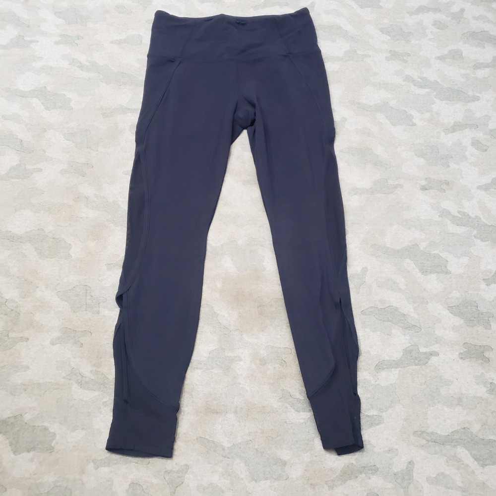 Athleta Leggings Womens Small Blue Yoga Tights Pull On Gym Fitness Running